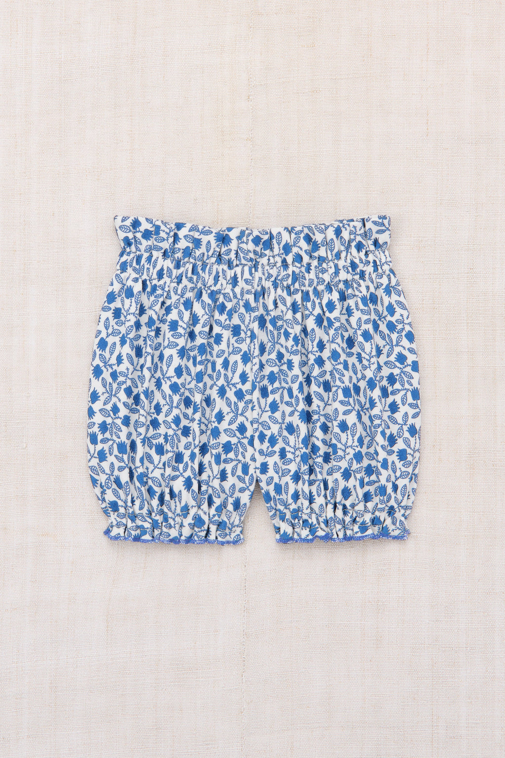 Pima Cotton Ruffle Waist Baby Bloomer