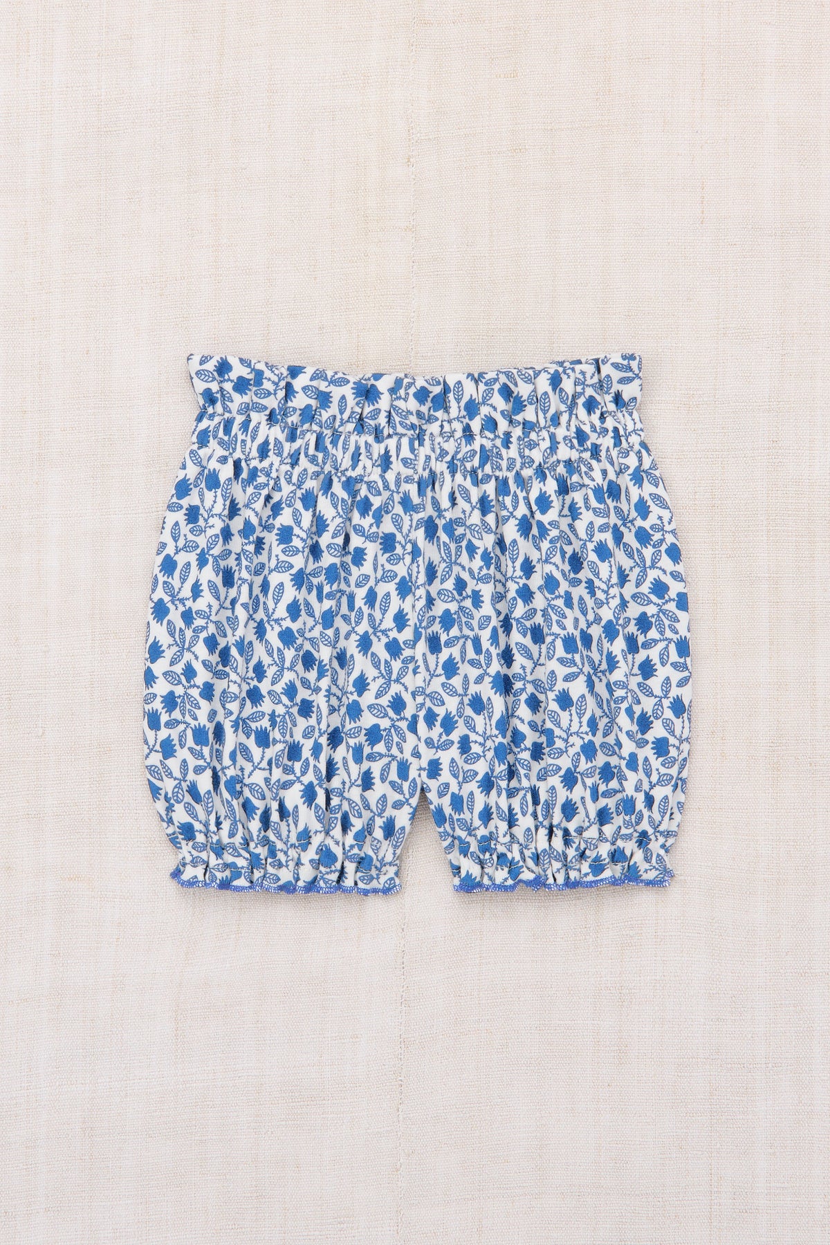 Pima Cotton Ruffle Waist Baby Bloomer