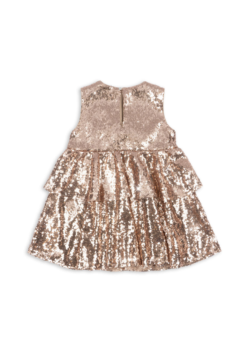 Smoke Gray Allover Sequin Oversized Bow Holiday Party Dress