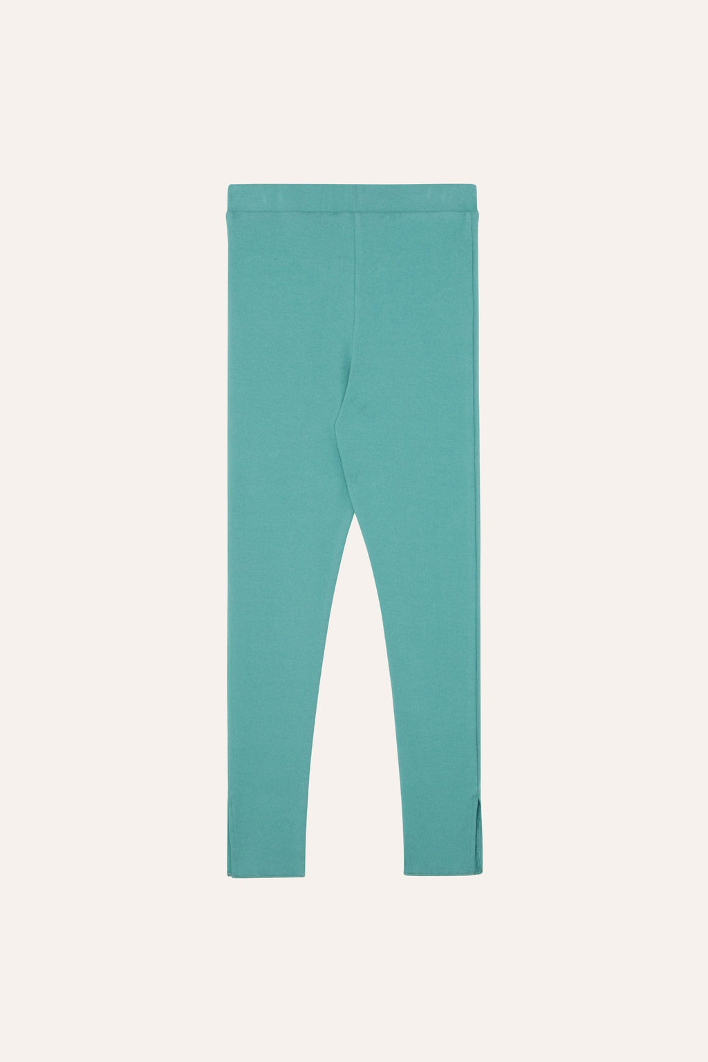 Blue Soft Elastic Waist Organic Cotton Kids Leggings