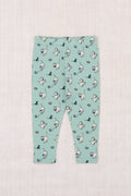 Sage Cat and Mouse Print Organic Pima Cotton Baby Legging